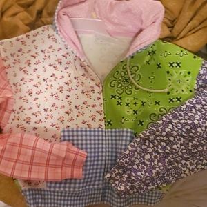 Teddy fresh patchwork hoodie